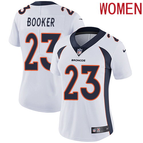 2019 Women Denver Broncos #23 Booker white Nike Vapor Untouchable Limited NFL Jersey->women nfl jersey->Women Jersey